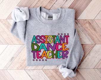 Assistant Dance Teacher svg png eps pdf jpg dxf - Educaton Sports Fitness Arts Design (Digital Download)