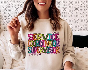 Service Coordinator Supervisor SVG / Service Coordinator Supervisor PNG / Medical / Health / Southern Spark / svg png eps pdf jpg dxf