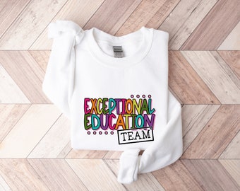 Exceptional Education Team SVG, Back To School Cut File (Digital Download)