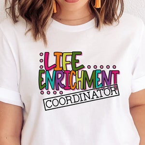 Life Enrichment Coordinator SVG PNG / Medical Aide SVG / Health Aide / Cut File / Clip Art / Southern Spark / svg png eps pdf jpg dxf