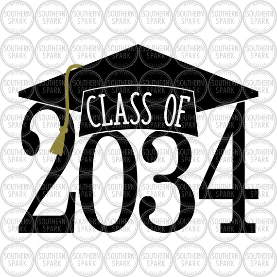 Download Class Of 2034 Svg Dxf Eps Cutting File