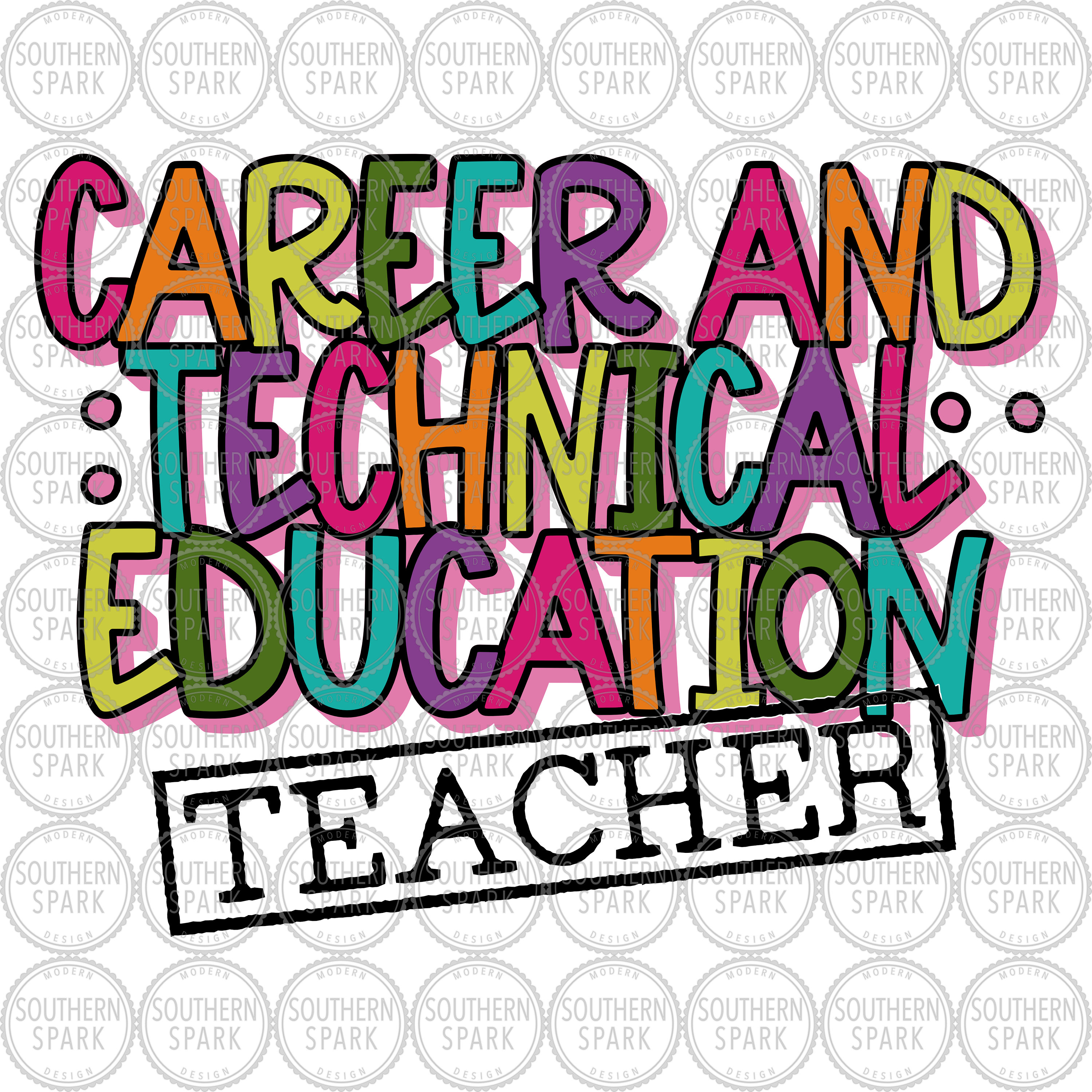 Career and Technical Education Teacher SVG / Teacher / First - Etsy
