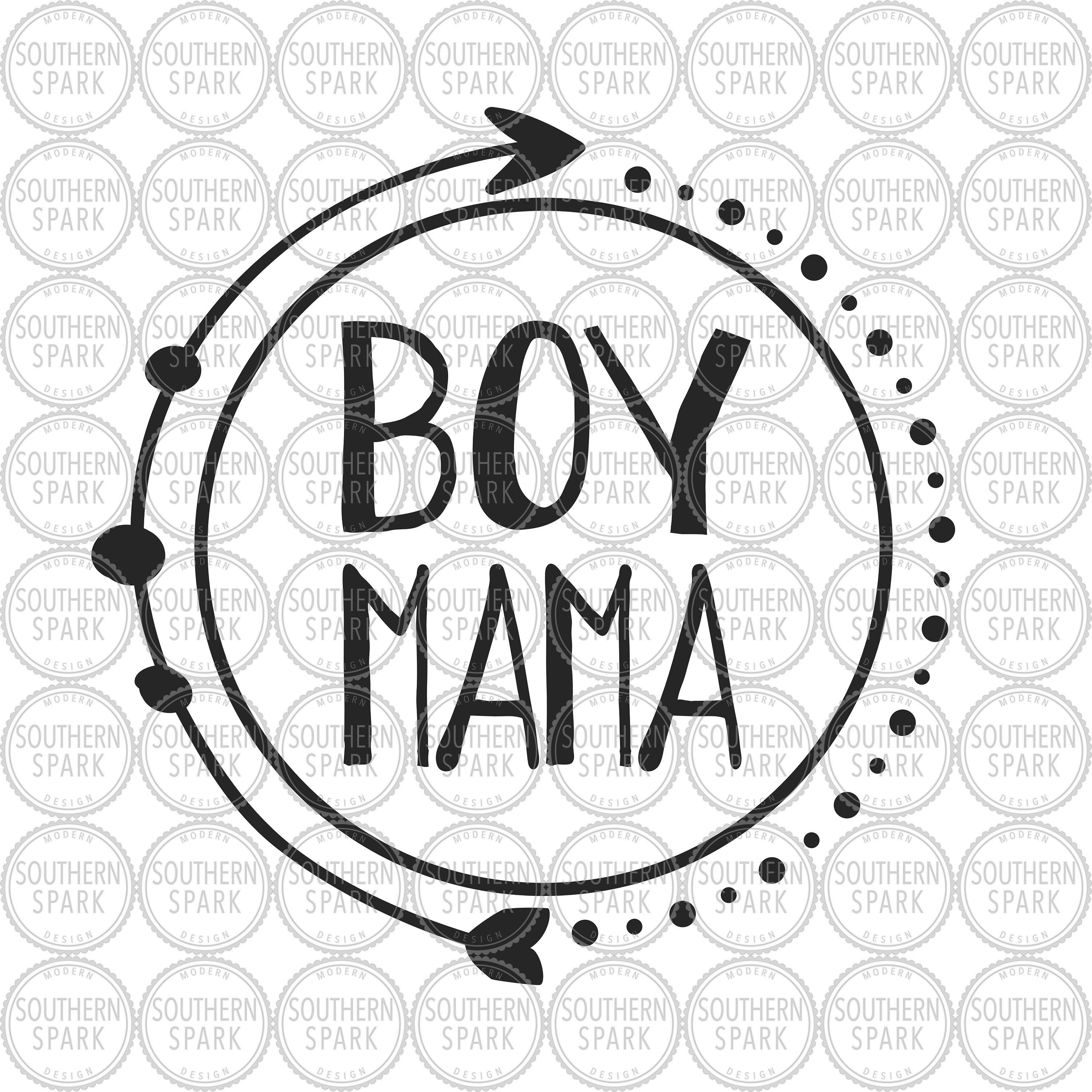 Download Boy Mama svg png eps pdf jpg dxf | Etsy