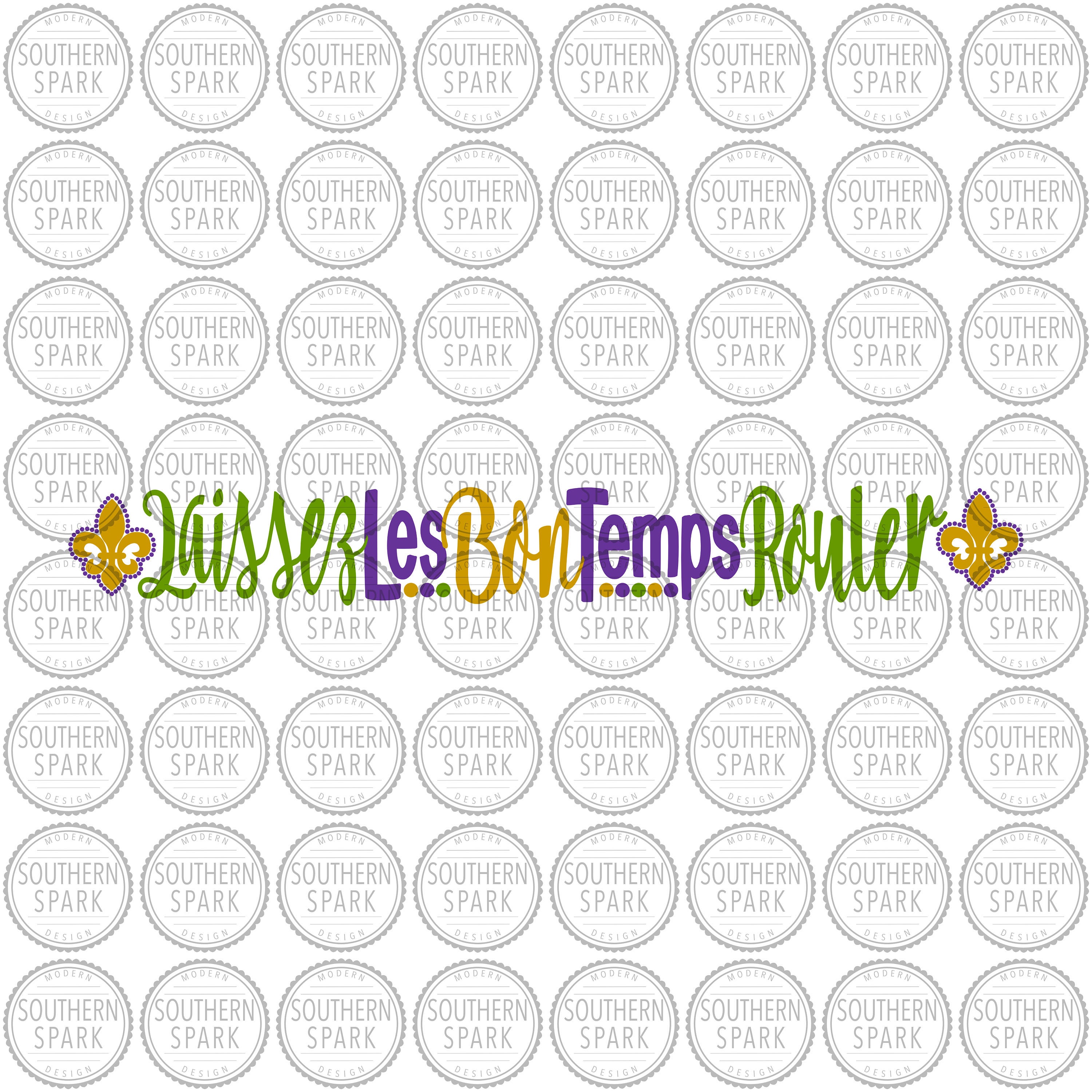Laissez Les Bon Temps Rouler svg png eps pdf jpg dxf Let The Etsy