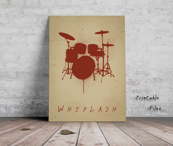 Movie Poster Print Whiplash Alternative Movie Poster Etsy