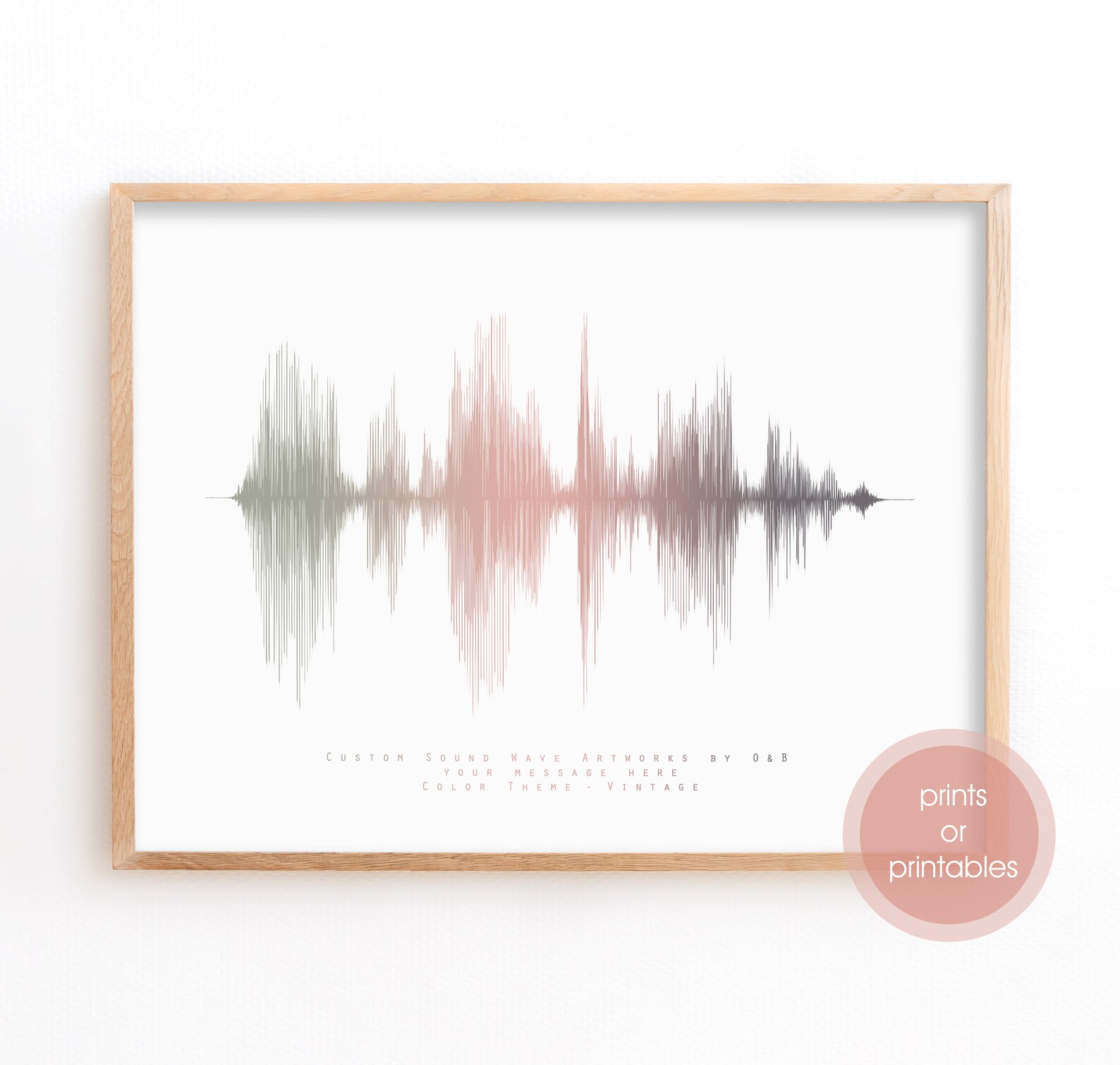 Soundwave Print Custom Soundwave Artworks Personalized Sound | Etsy