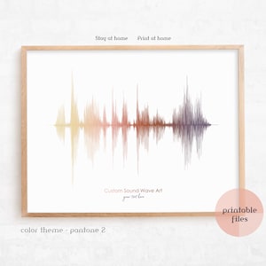 Custom print, Custom sound wave print, Pintable files, Custom art, Sound Wave Art, Sound Decor, Instant download, Printables,Custom Print