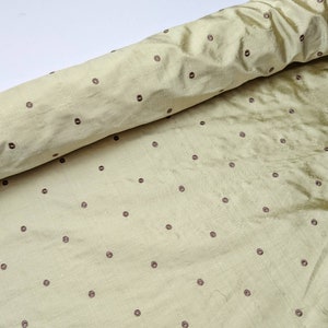 Embroidered Silk Fabric -  Ireland