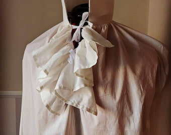 Cotton Lawn Regency / Georgian Men's shirt, re-enactment, Historical, Jane Austen, Pride and Prejudice, Mr Darcy, Handmade, Made to Order