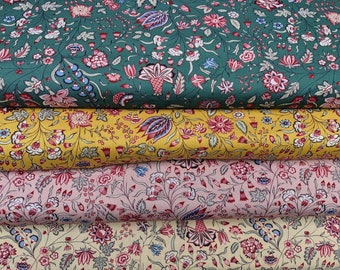 Dutch Heritage 100% Cotton Fabric by the metre, half metre or Fat Quarter, Regency, Georgian, Reenactment, Dressmaking