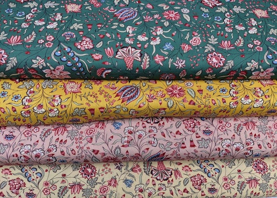Vintage Fabric 100% Cotton (Uncoated) - by the 1/2 yard