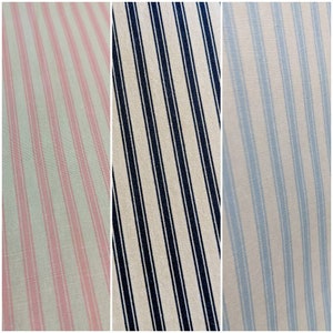 Inlett aus 100% Baumwolle Popeline Streifen, Rose und Hubble Stoff per halber Meter, Meter oder FQ