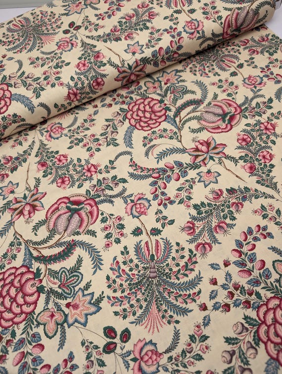 Antique Replica Chintz Textile Pattern Art Print Antique Replica Chintz Textile Pattern Art Print