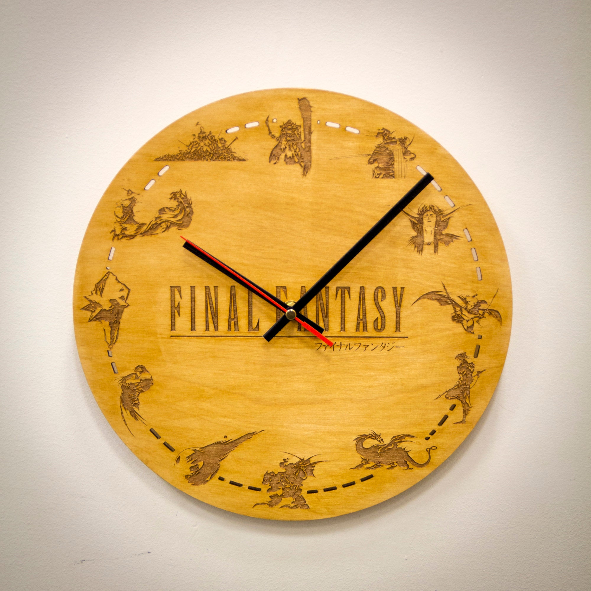 Rare】FINAL FANTASY Ⅹ＆X-2 PICTURE CLOCK 7 pieces