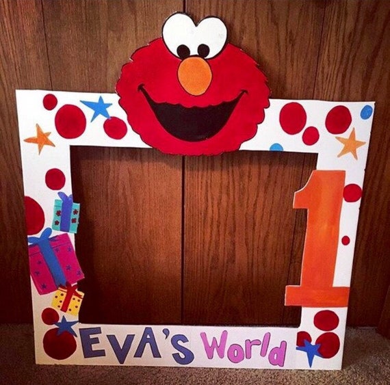 Elmo 28x32 Photobooth Frames Party Prop Image 0