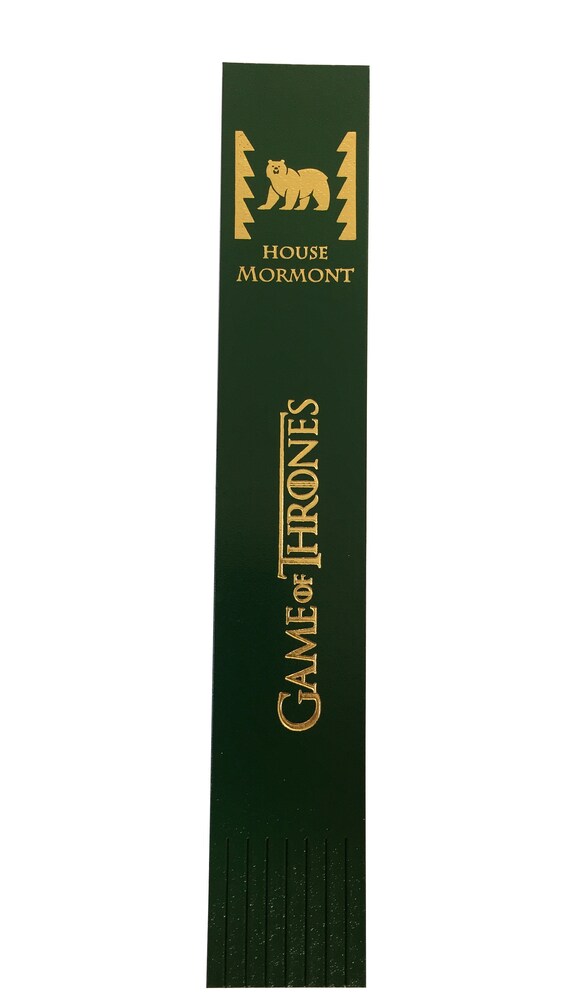 Game Of Thrones House Mormont Bookmark Little Bear Lyanna Etsy