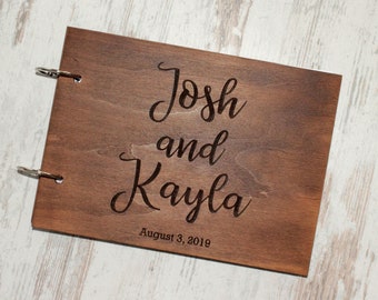 Personalized Wedding Guest book, Wooden Guest Book ideas, GuestBook Wedding Decor