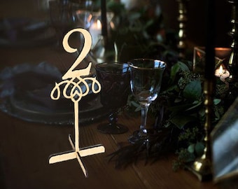 Wedding table number ideas, Gold Wedding Table Number, Silver table numbers, Wood table numbers, Rustic table numbers