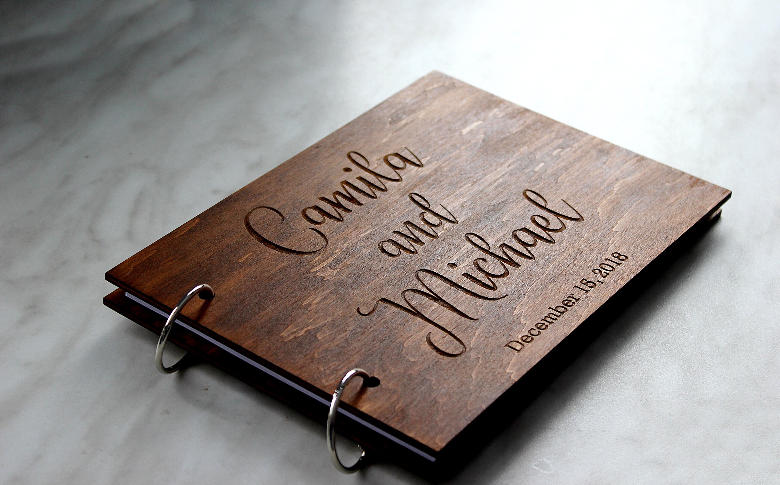 Personalized Wedding Guest book Wooden Guest Book ideas Etsy
