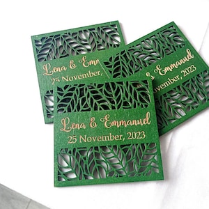 Wooden Coaster for Wedding Favor, Custom Coaster, Wedding Coaster Favors for Guests in Bulk, Rustic Wedding Favors, Wedding Gift Coasters