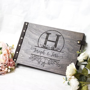 Tree Unique Wedding GuestBook, Custom Rustic Guest book, Alternative Wooden Wedding Guest Book, Wedding Gift for Couple