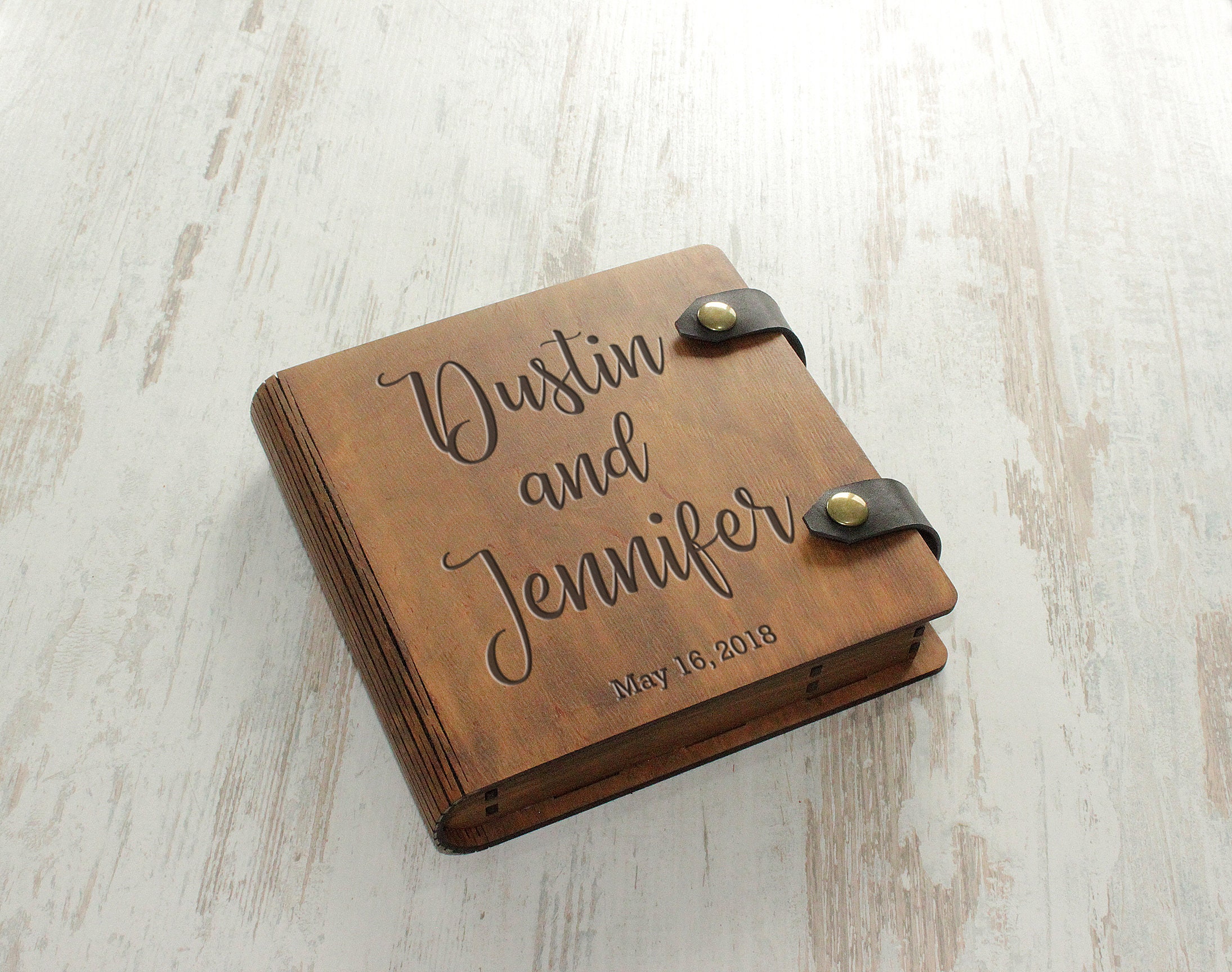 Wedding Album Box Photo Box Wooden Photo Storage Box 4x6 Etsy