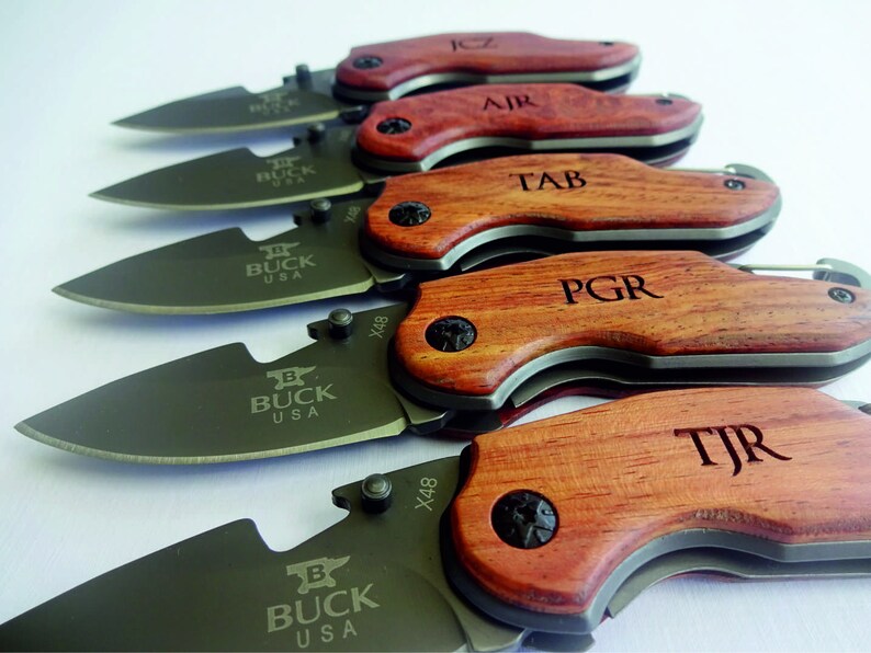 14 SET Personalized Pocket Knives. Gift for Him. Easy Open Etsy