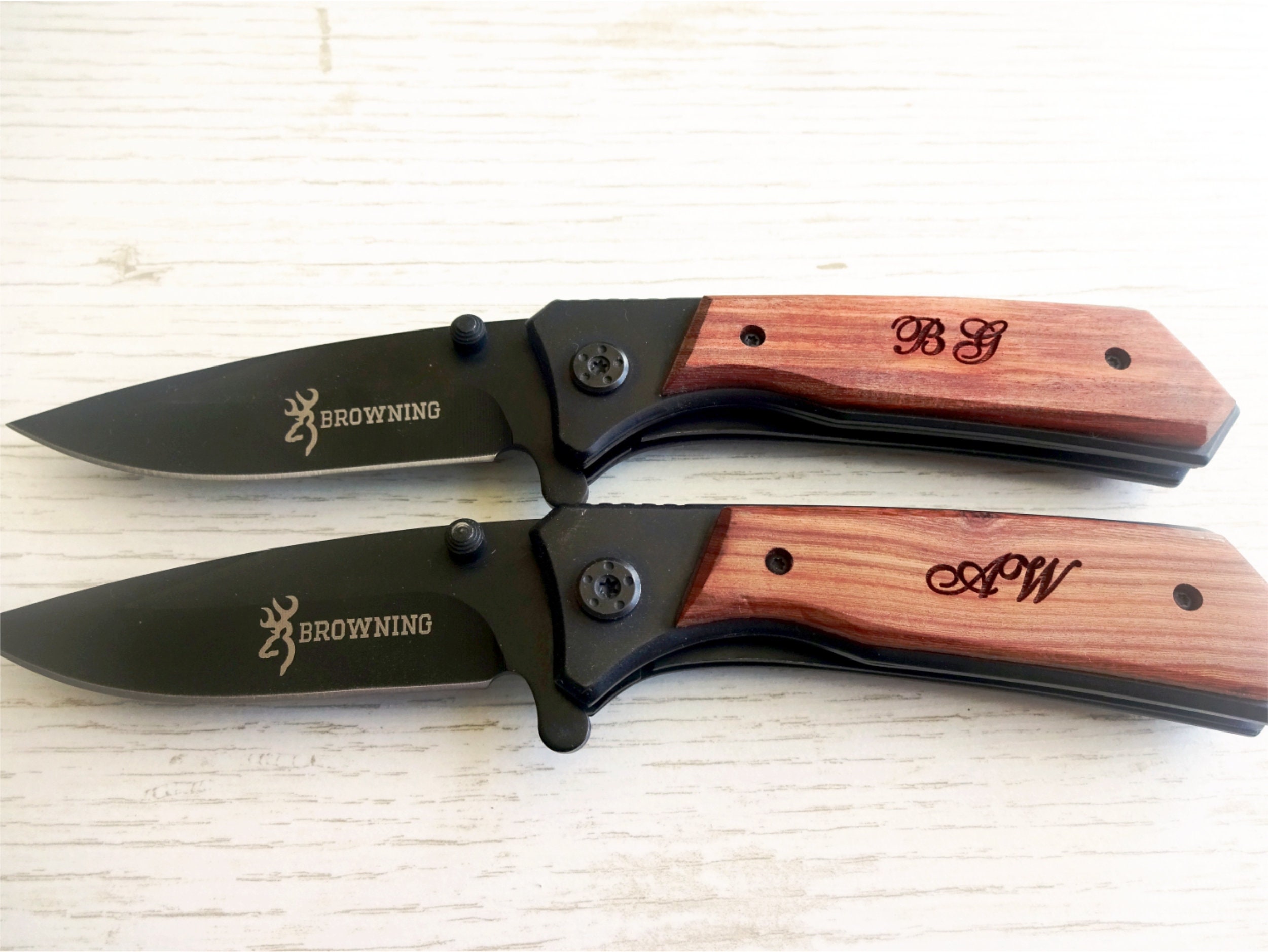 2 SET Personalized Pocket Knives. Gift for Him. Gift for Dad Etsy