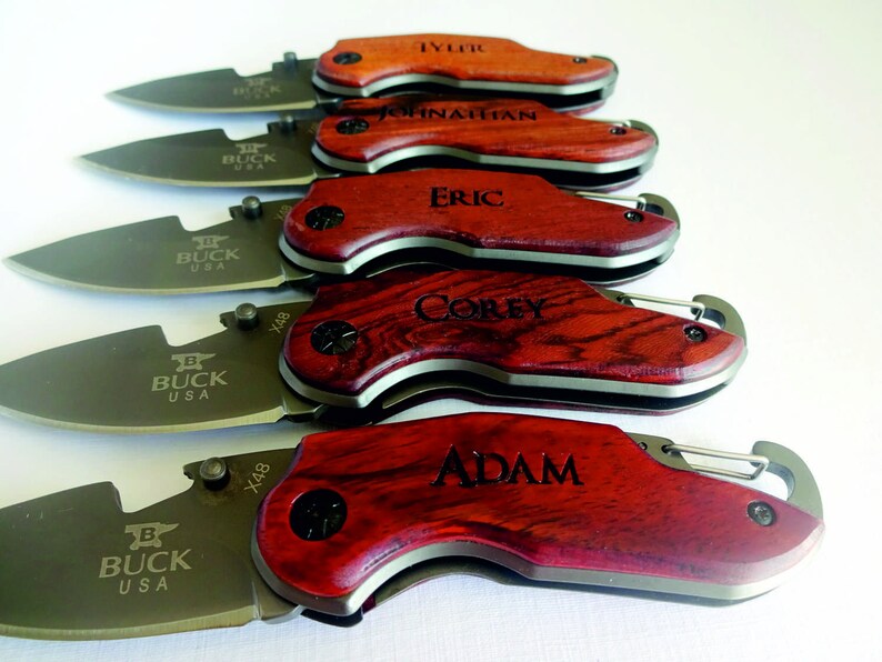 14 SET Personalized Pocket Knives. Gift for Him. Easy Open Etsy