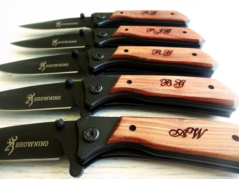 5 SET Personalized Pocket Knives. Gift for Him. Gift for Dad Etsy