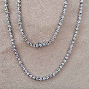 20 inch diamond tennis necklace