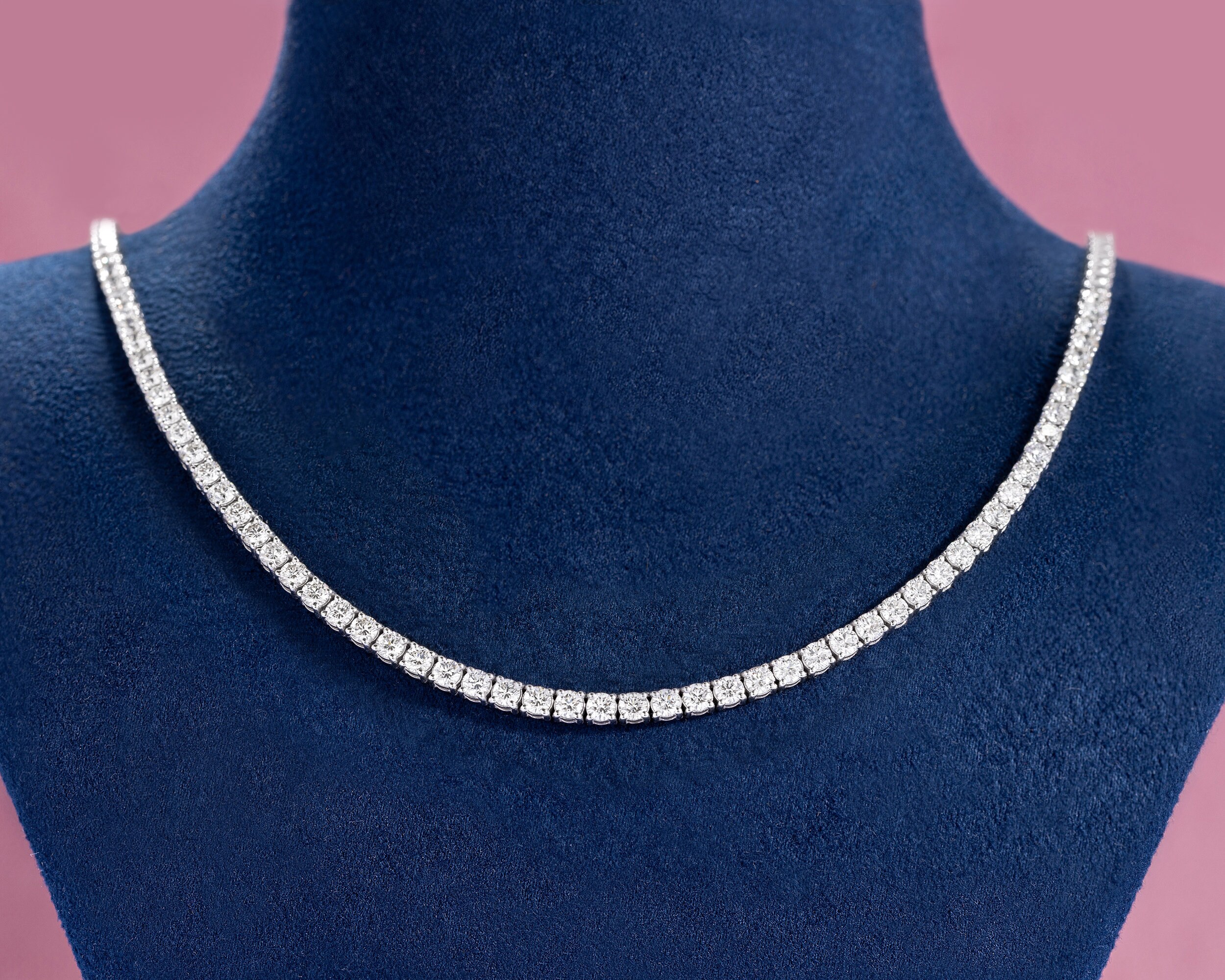 Free diamond shop tennis chain