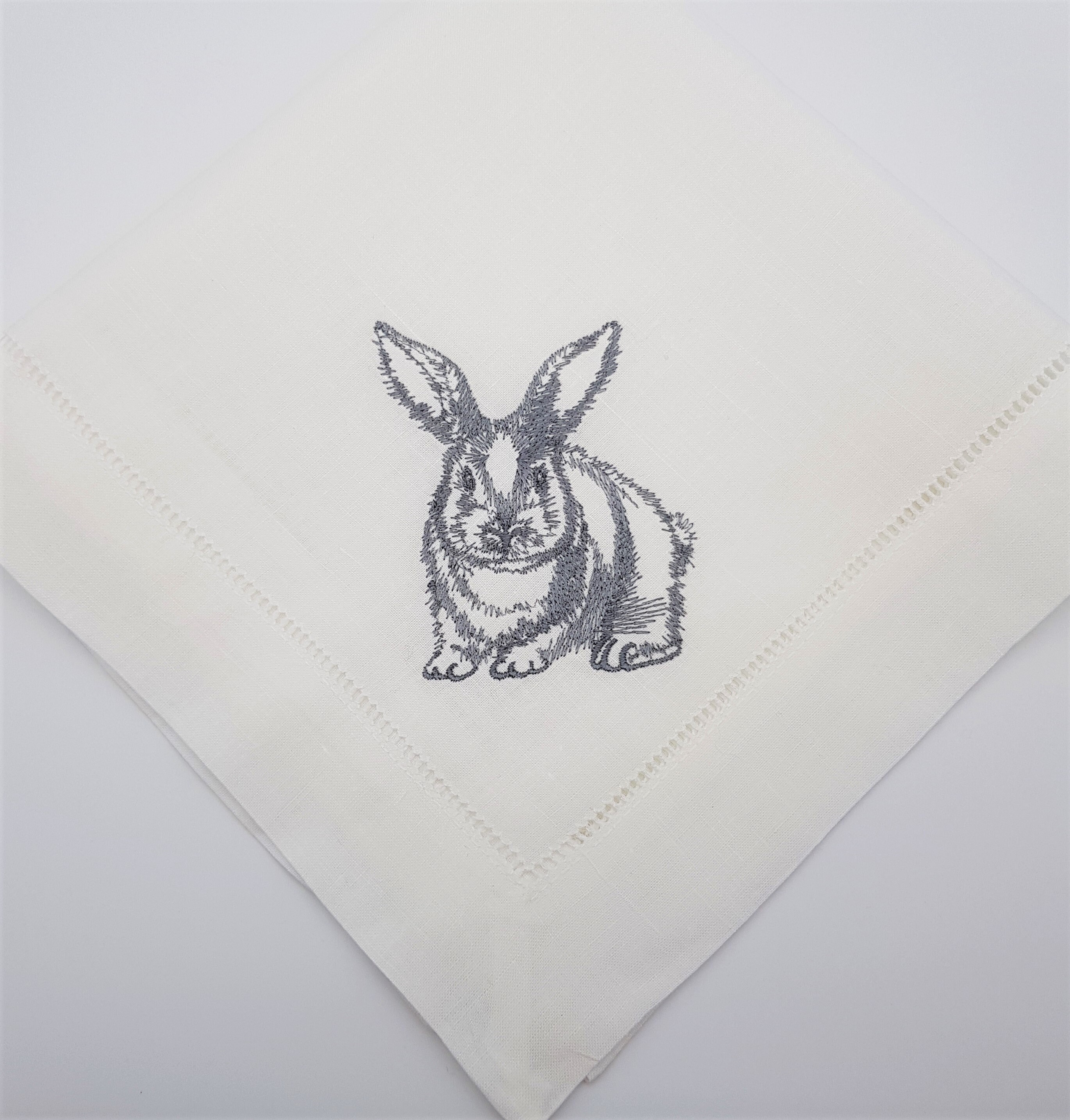 Rabbit Napkin / Bunny Napkin / Linen Napkin / Cloth Napkin / Etsy UK
