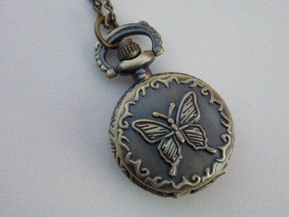 butterfly fob watch
