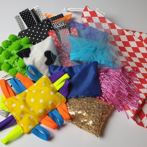 Sensory Bean bags- a set of 12 beanbgas
