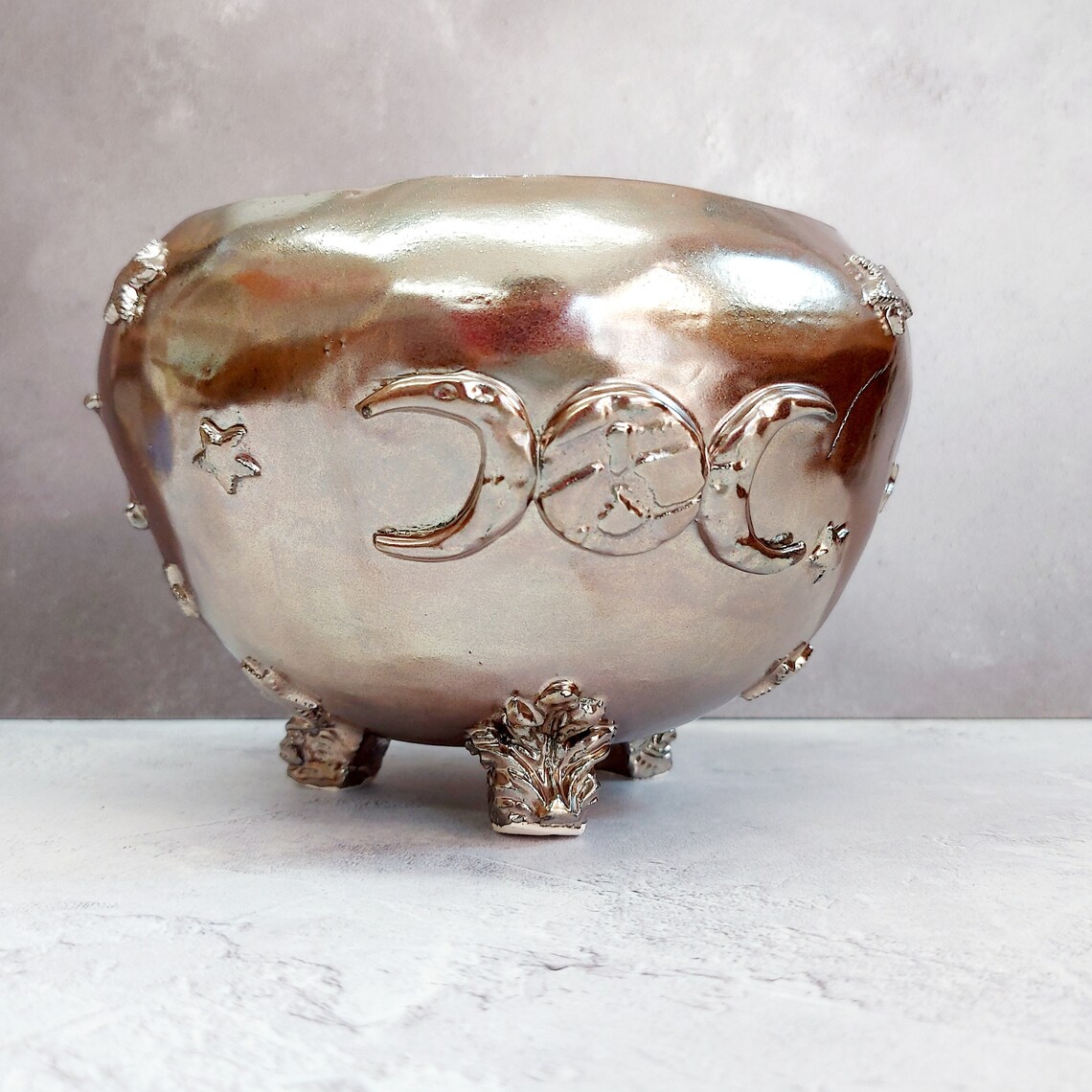 OOAK Witchy Cauldron One of a Kind Handmade Cauldron Ceramic Etsy