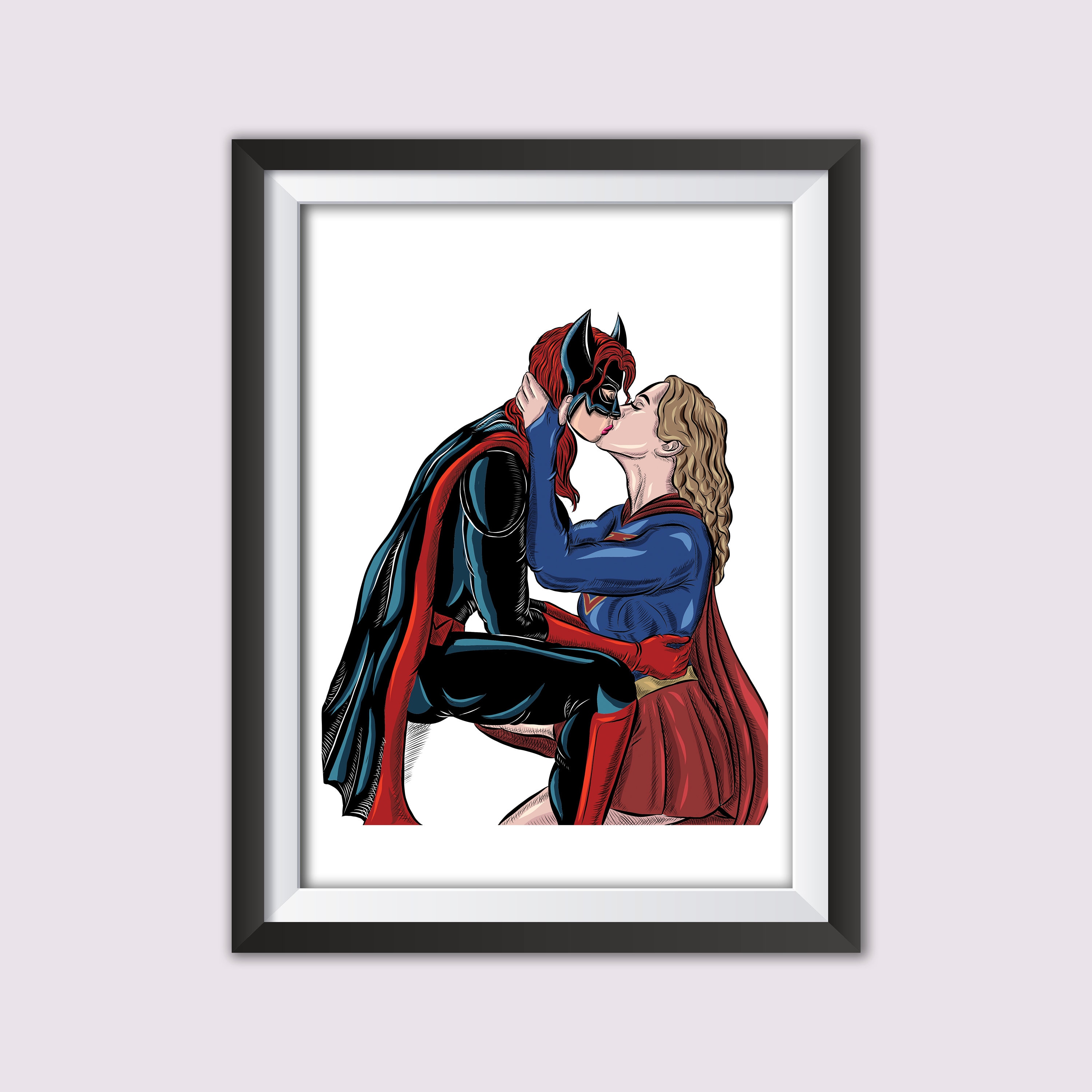 Batwoman and Supergirl Lesbian Couple Marvel DC Comic