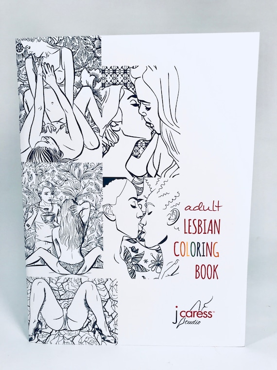 Nsfw Adult Lesbian Handmade Coloring Book Of Diy Art For Etsy