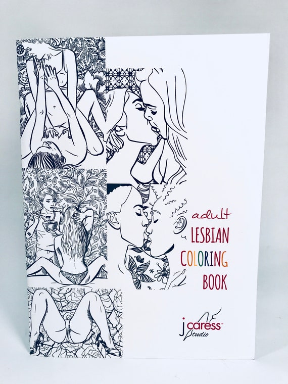 Nsfw Adult Lesbian Handmade Coloring Book Of Diy Art For Etsy