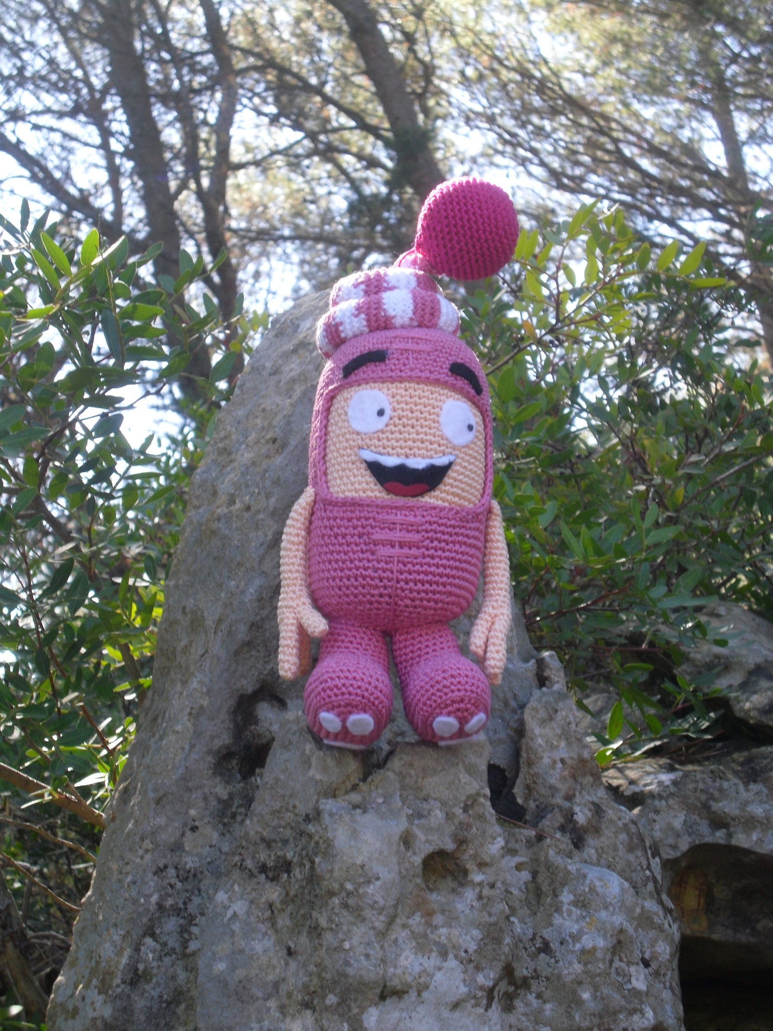 Newt the Pink Oddbod PDF Pattern in English , Oddbod Pattern, PDF ...