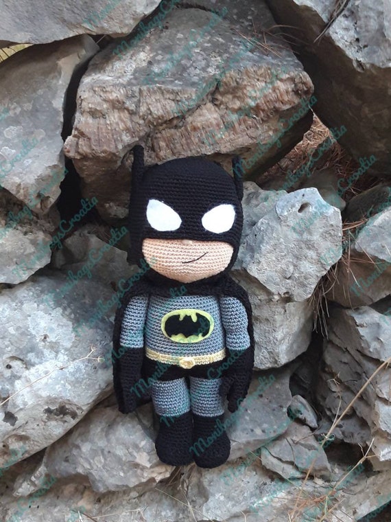 crochet batman doll