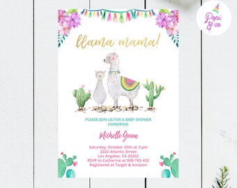 Llama Baby Shower - Etsy
