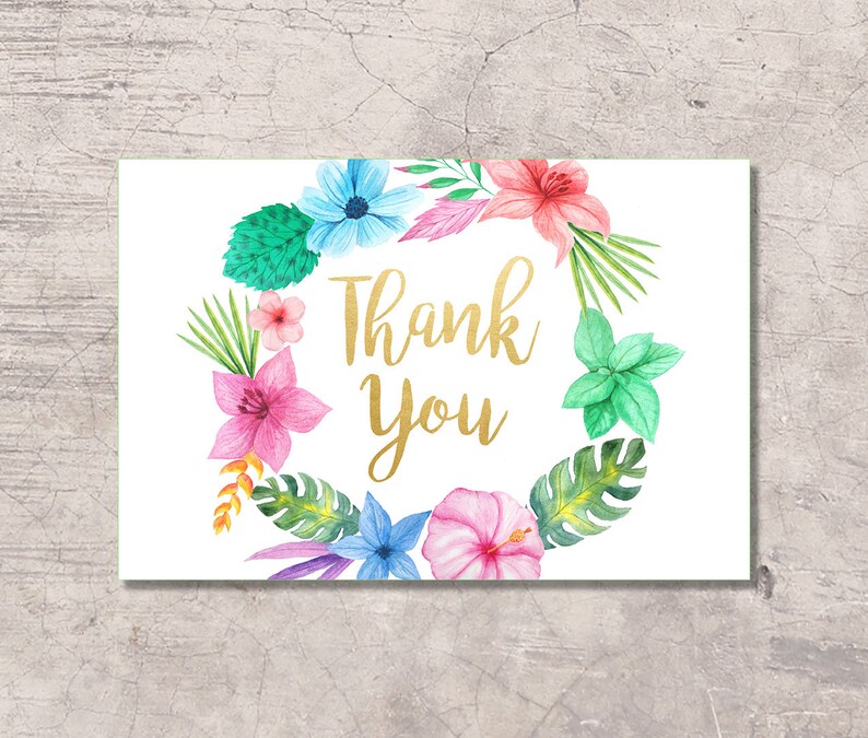 tropical-hawaiian-thank-you-card-printable-aloha-floral-baby-etsy