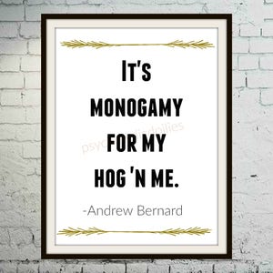 The Office, Andy Bernard, Wedding Gift, Printable Art, Wall Art Print
