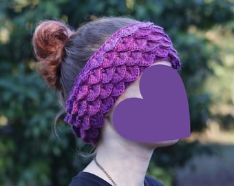 Crochet Pattern - Dragon Tears Ear Warmers