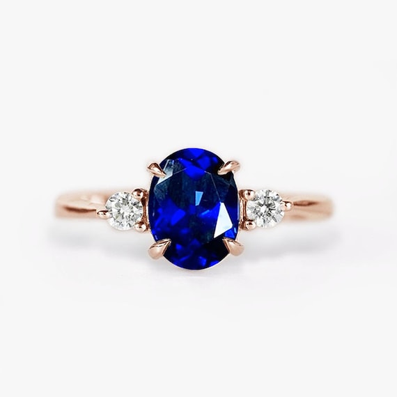 Cost of hotsell blue sapphire ring