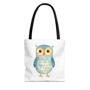 Cute Owl Tote Bag - Eco-Friendly Reusable Shopping Bag for Nature Lovers, Shopper Bag