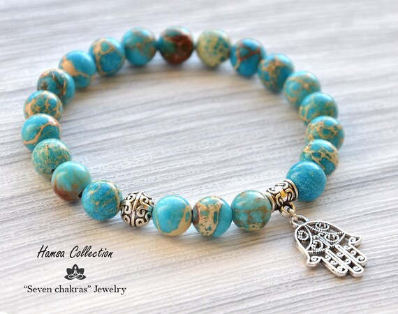 Turquoise Yoga bracelet Turquoise Yoga Jewelry Mala | Etsy
