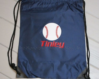 drawstring baseball bags