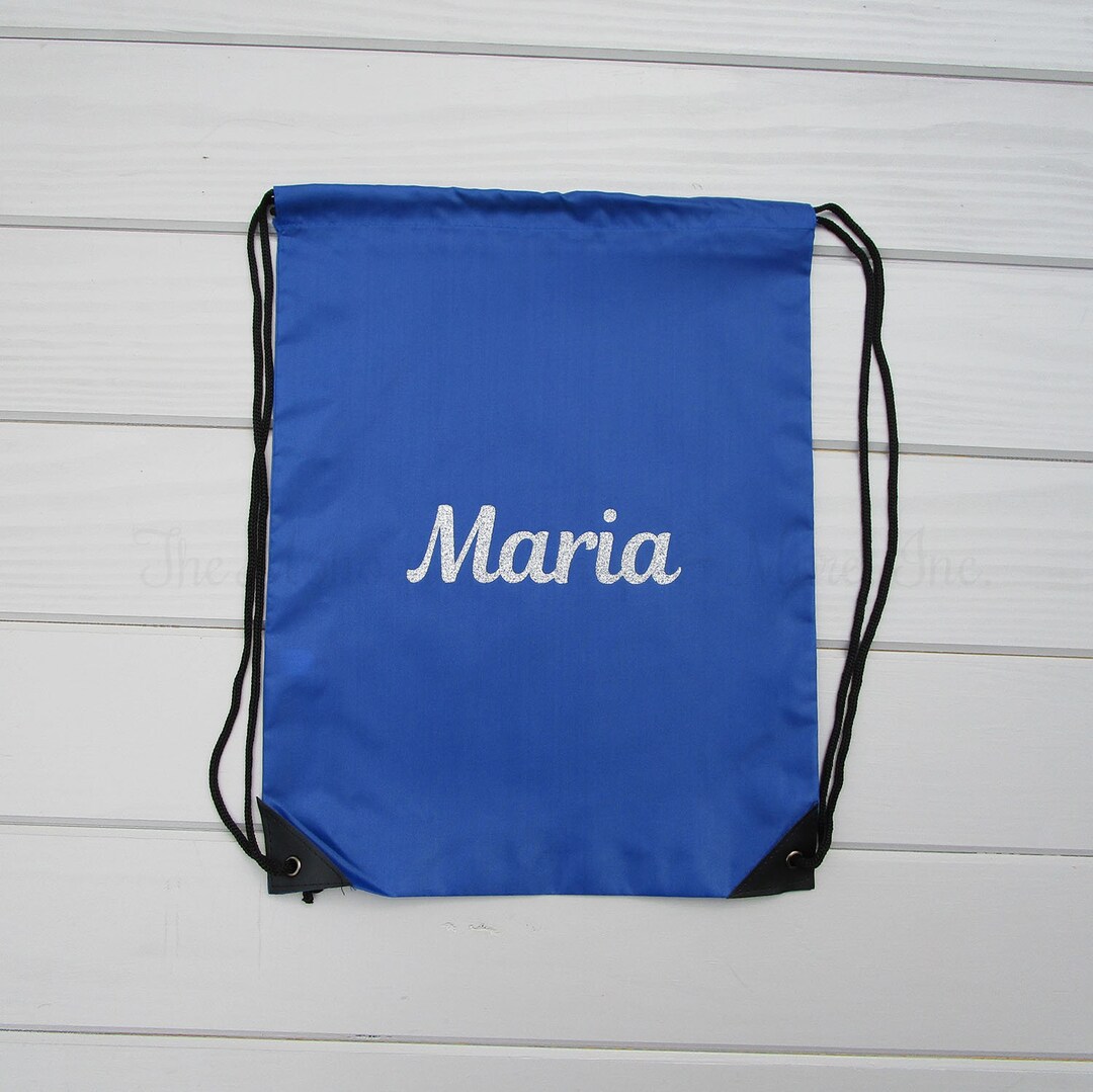 Personalized Drawstring Bag / Personalized Cinch Bag / Etsy